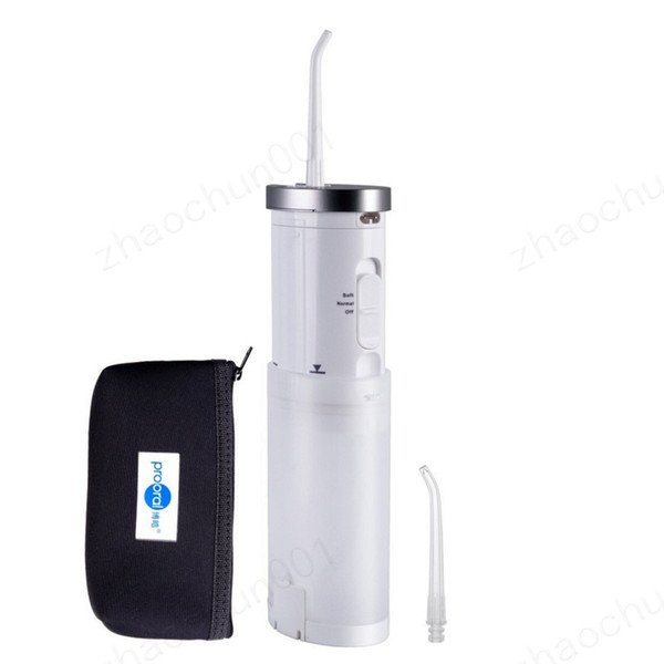 100x DHL fre ship New Portable Electric Oral Irrigator Rechargeable Waterproof High pressure Water column Clean teeth 100V-240V
