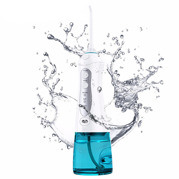 Professional Cordless Water Flosser Oral Irrigator Rechargable Portable Dental Water Jet With 3 Jet Tips For Braces and Teeth WhiteningTrav