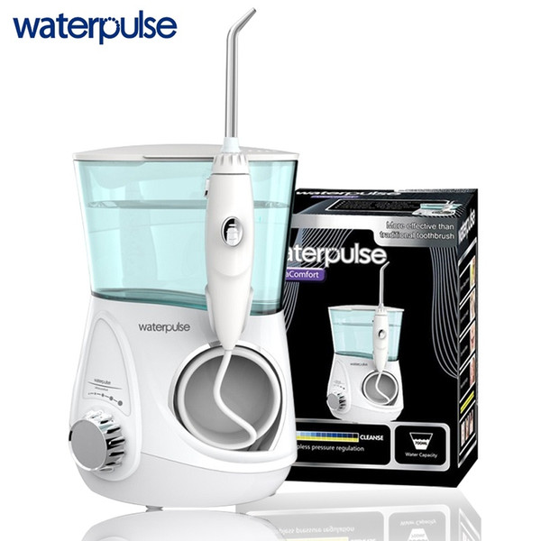 Waterpulse Dental Flosser Oral Irrigator Water Flosser With 5 Nozzles Oral Hygiene 700ML Capcity Dental Care Teeth Cleaner