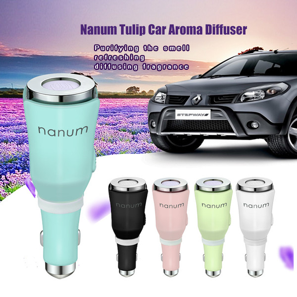 Car Air Humidifier Mini USB Aromatherapy Machine Multi-Function Elimination Odor Diffuser Cooling Fog Purification Vehicle