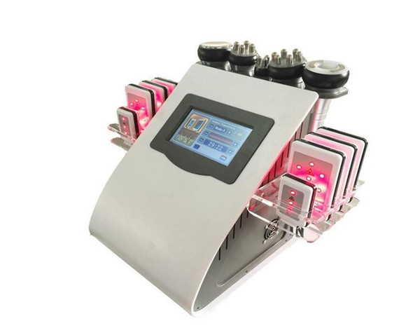 High Quality 40k Ultrasonic liposuction Cavitation 8 Pads LLLT lipo Laser Slimming Machine Vacuum RF Skin Care Salon Spa Use Equipment