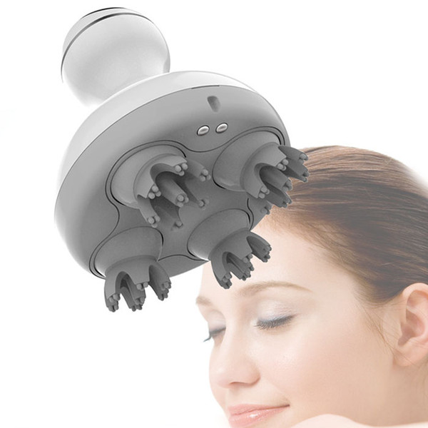 Multifunction Electric Head Scalp Massager Brain Relaxation Massager Relieve Prevent Headache Stress Hair Loss Relieve Fatigue Stress