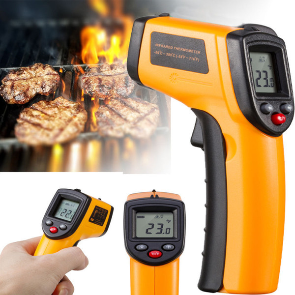 NEW Non-contact Temperature Gun Temp Meter Digital Laser IR Infrared Thermometer with Retail Box High Quality