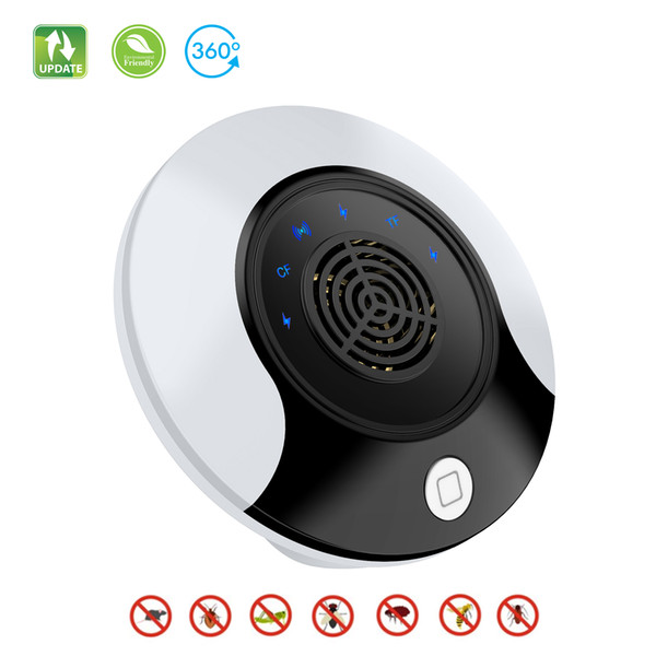 Ultrasonic Pest Repeller Upgrade Insect Electronic Pest Control Bug Repellent for Mosquito Repellent Rodent Fly Cockroach Mouse DHL FREE