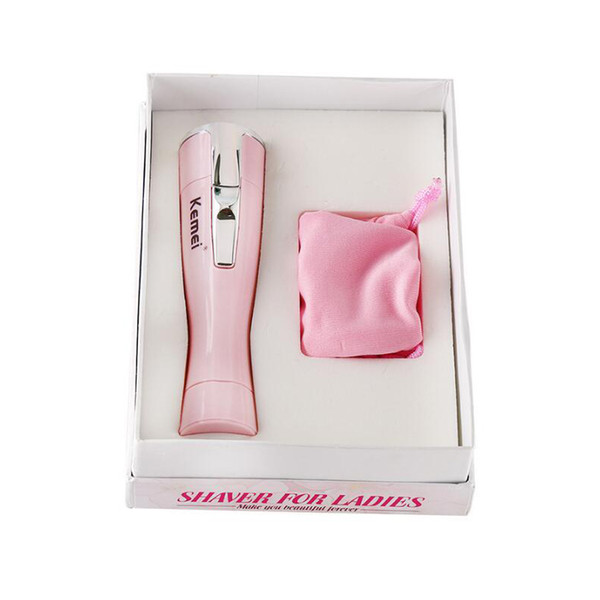 2018 New Kemei KM-1012 Portable Lady Personal Electric Shaver Shaving Mini Epilator Hair Removal Razor Trimmer free shipping