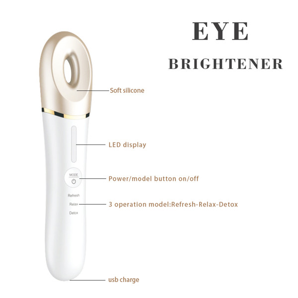 New wireless usb relaxing eyes massage machine for dark circles with three Modes Handheld Eyes Massager