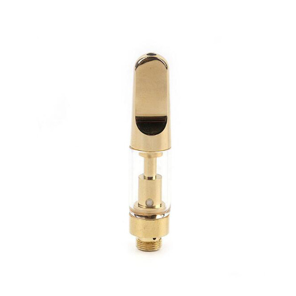 2019 1ml TH205 TH210 vape cartridge Gold ceramic tip for thick CO2 viscous oil