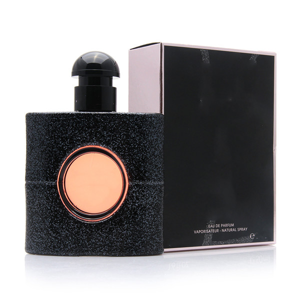 Perfumed Lady 90 ML Fragrance Cologne Incense Scent Sweet Smell Black Perfume for Women Free Shipping