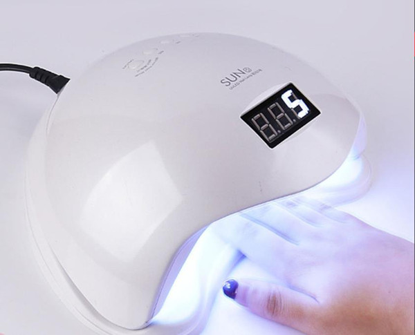 Wholesale- Dmoley 48W UV LED Lamp Nail Dryer SUN5 Nail Lamp With LCD Display Auto Sensor Manicure Machine for Curing UV Gel of health