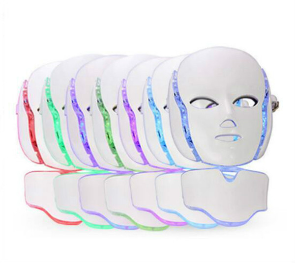 Hot sale 7 Colors PDT LED Mask Skin Whitening Skin Rejuvenation Photon LED Light Therapy Face Neck Home Use Skin Care Facial Machine