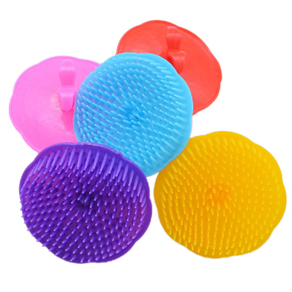 Comfortable Scalp Massager Comb Shower Body Cleaning Brushes Plastic Shampoo Washing Hair Massage Brush For Bathroom Colorful