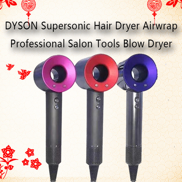 2019 Best selling New for Dyson Supersonic Hair Dryer Professional Salon Tools Blow Dryer Heat Super Speed Blower Dry Hair Dryers DHL