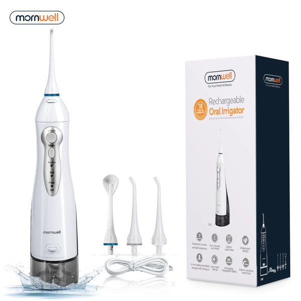 Irrigador Oral recargable USB portátil Flosser agua Dental Water Jet 300 ml tanque de agua impermeable dientes limpiador