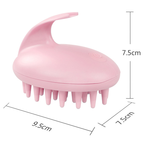 Wholesale Waterproof Electric Cute Rabbit Head Massager Magic Shampoo Massage Comb Bath Massage Brush Scalp