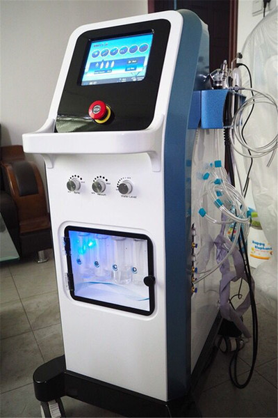 7 in 1 Israel technology 8 bar oxygen jet peel water dermabrasion hydra facial microcurrent hydradermabrasion oxgen injector spa machine DHL