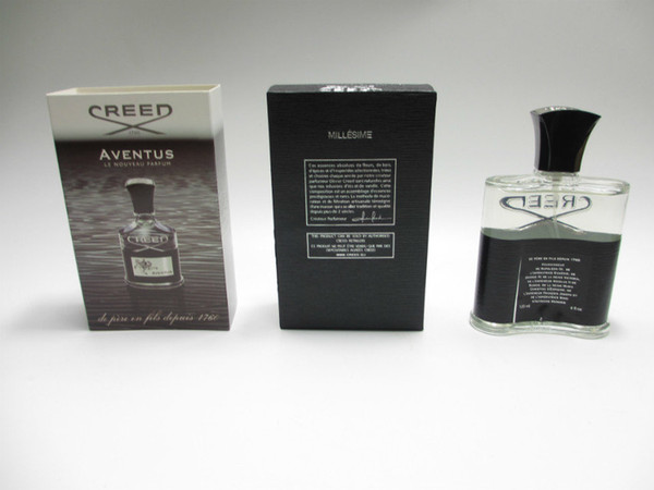 Creed Aventus Perfumed 120 ML Fragrance Cologne Incense Scent Sweet Smell Black Perfume for Men DHL Free Shipping