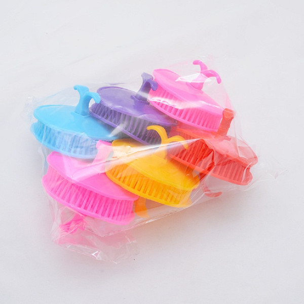 Colorful Silicone Head Scalp Massager Shampoo Scalp Shower Body Washing Hair Massage Massager Brush Comb