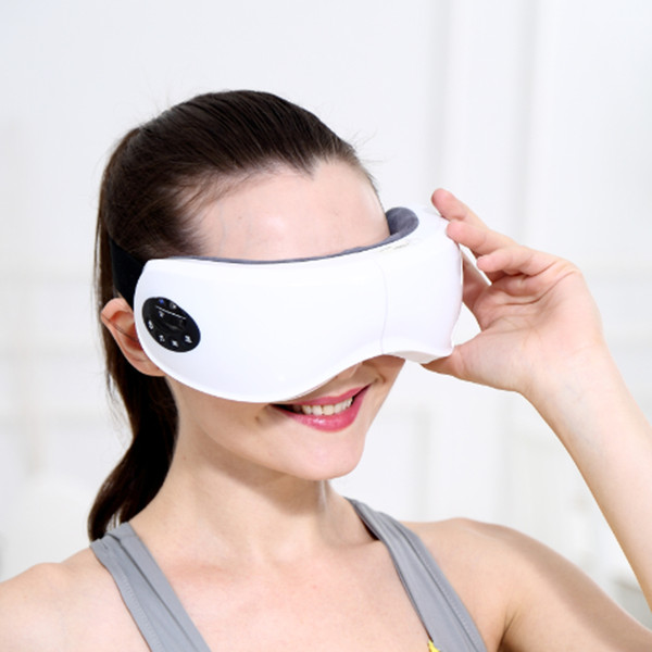 Eye Massager Wireless Electric Eyes Relax Therapy with Air Pressure Music Heating Vibrating for Vision Care Eyestrain Stress Relief