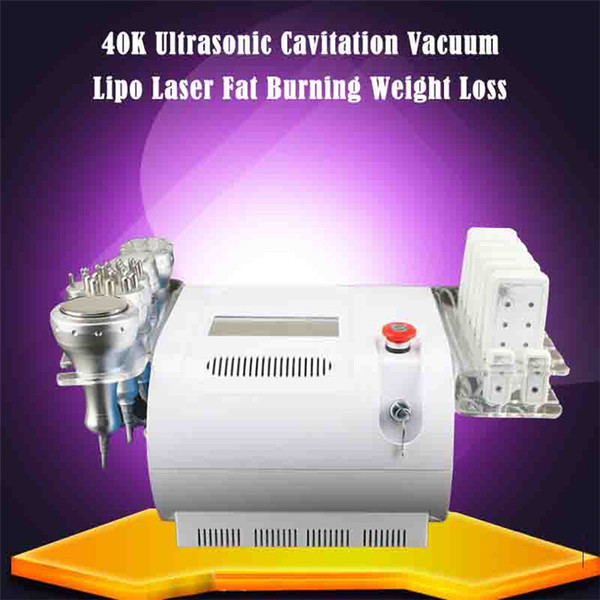 New version 40K Ultrasonic Cavitation Vacuum Bipolar Tripolar RF Body Face Skin Tighten Lipo Laser Fat Burning Weight Loss Slimming Machine