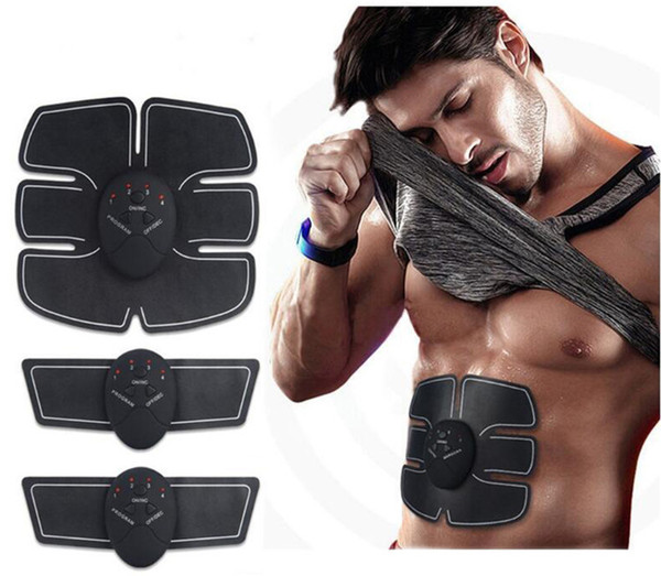 Smart EMS Electric Pulse Treatment Toner Abdominal Muscle Trainer Wireless Sports Muscle Stimulator Body Fitness Slimming Massager