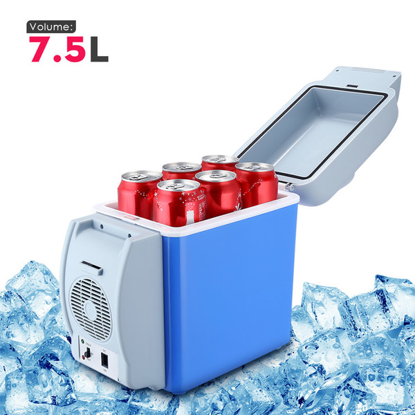 GBT - 3008 7.5L Mini Car Refrigerator Multi-Function Home Travel Vehicular Fridge Dual-use Box Cooler Warmer Temperature Control