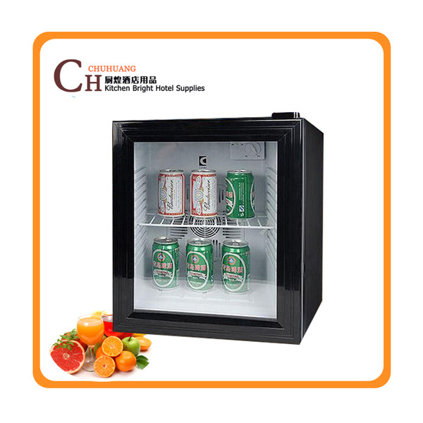 Glass Door Bar Fridge 48L,glass door mini refrigerator,display refrigerator,refrigerator door