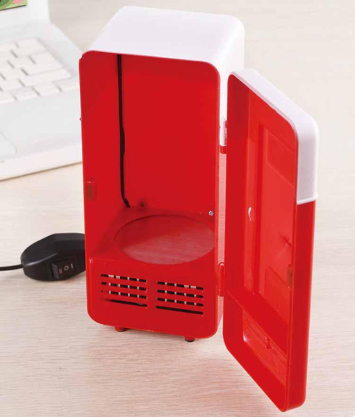 USB mini fridge hot and cold dual cooling and heating a small refrigerator refrigerator fresh cosmetic kits