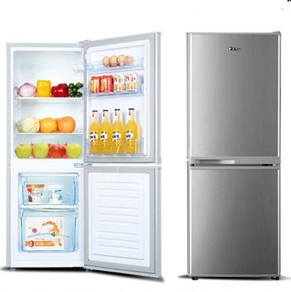 BCD-160 Refrigerator double door household refrigerator energy-saving silent dormitory refrigerator mini cool box portable frozen box