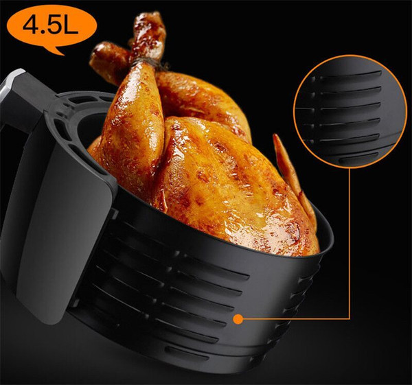 220V Multifunctional Power Electric Hot Air Fryer Oil Free French Fries Machine Intelligent Smokeless Oven Fryer Machine