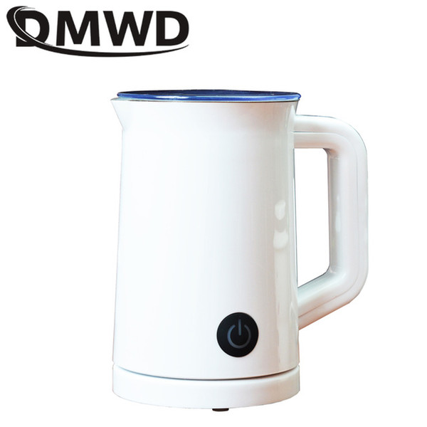 DMWD Electric Milk Frother Frothing Milk Warmer Cream Foamer Cappuccino Latte Bubble Maker Hot Foam DIY Fancy Coffee Machine Cup