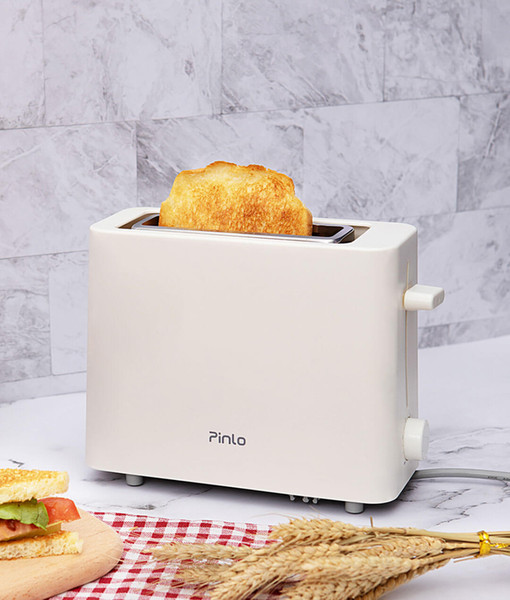 220V 500w White Multi-function toaster Bread machine maker PP material 6 gears time adjustment Oil-free baking 219x278x94mm