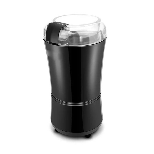 Fashion stainless steel electric mini black household coffee grinder 1pc/lot drop shipping