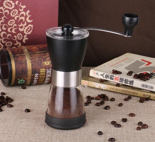 Hand-cranked coffee grinder Small grinder for ceramic movement Coffee machine for ground coffee MOQ is 1pc