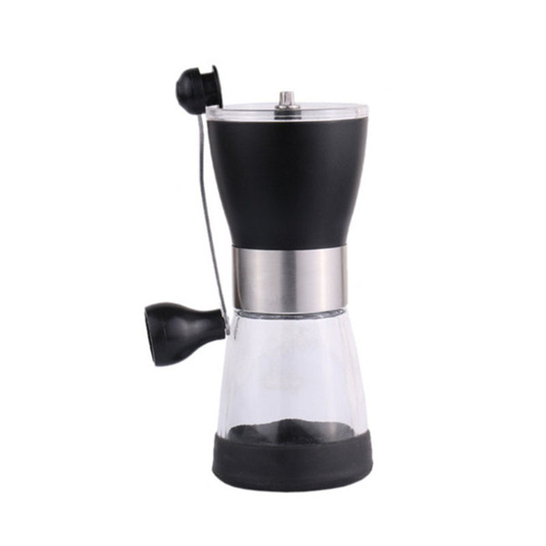 Wholesale New Glass Washable Manual Coffee Grinder Coffee Beans Grinding Machine Detachable Milling Grinder Herb Pepper Mills