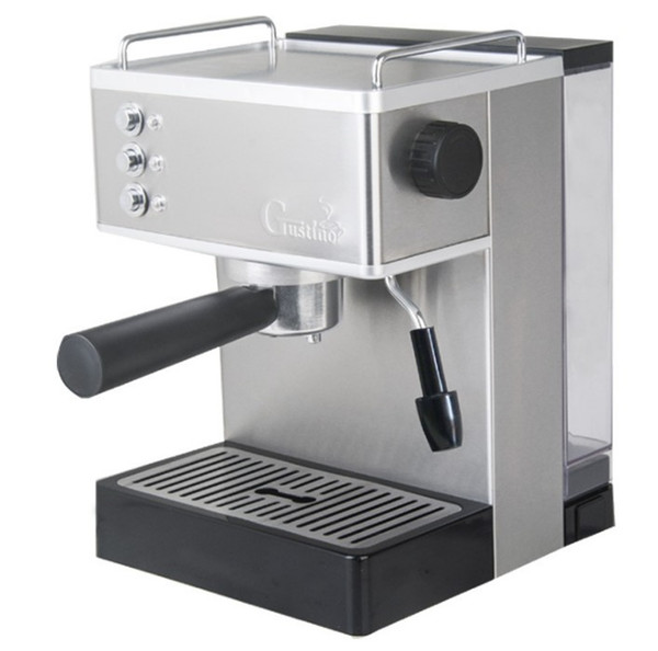 Semi-automatic household stainless steel 19 bar high pressure steam milk bubble coffee espresso book machine java commercial LLFA