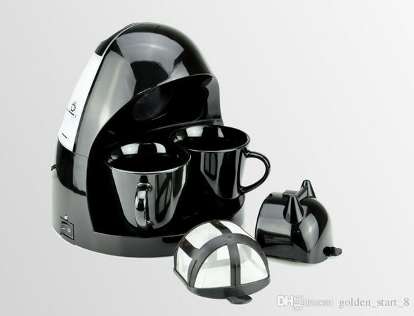 Mini Drip-type automatic two cups coffee maker home and office with Heat preservation function American coffee machine