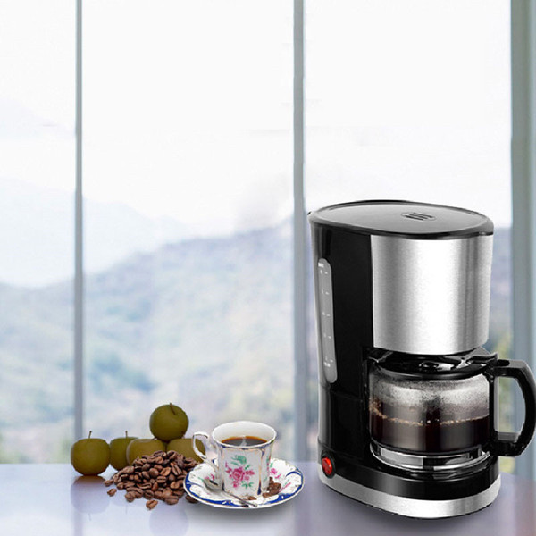 BEIJAMEI New Arrival Electric Drip Coffee Maker household coffee mill machine coffee pot make cafe tea multifunctional 220V