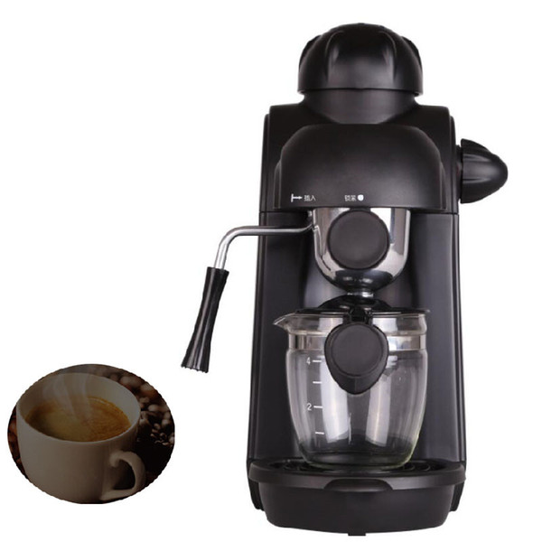 BEIJAMEI Electric Espresso coffee maker Italian coffee machine high pressure steam 5bar milk foam Latte cafe making