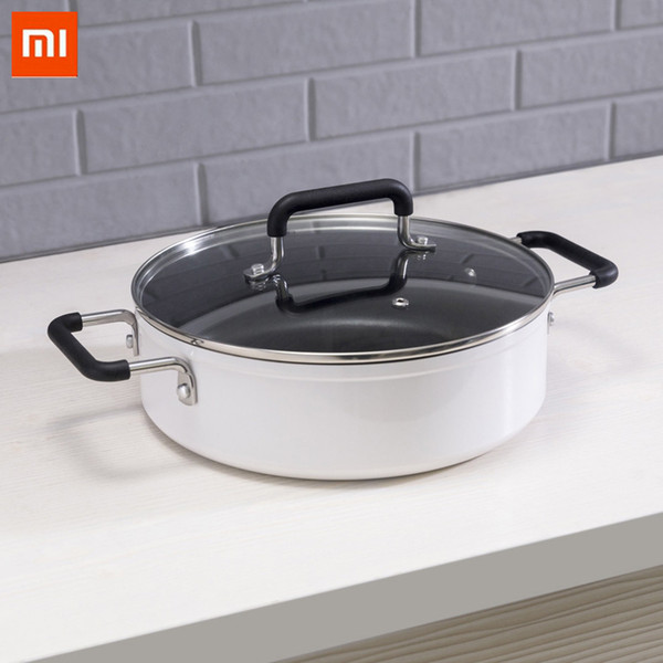 Xiaomi Mijia Original 4L Non-stick Stockpot Dishwasher Safe Aluminum Soup Pot Mi Home For Induction Cooker