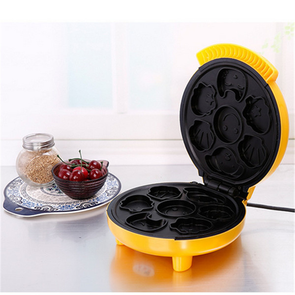 Beijamei Household Egg Cake Machine Mini Cartoon Electric Baking Pan Double-Sided Heating Pancake Machine Automatic Waffle Maker