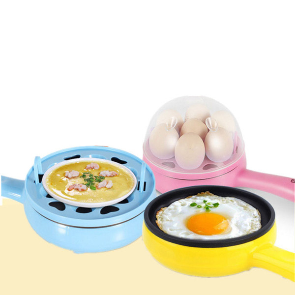 Multifunction household mini egg omelette Pancakes Electric Fried Steak Frying Pan Non-Stick Boiled eggs boiler steamer