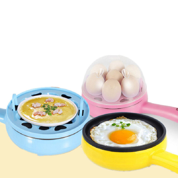 Beijamei Multifunction household mini egg Pancakes Electric Fried Frying Steak Pan Non-Stick Boiled boiler eggs steamer