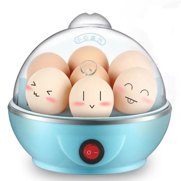 The single-layer egg boiler for domestic use is automatically powered off in three colors 1pc/lot drop shipping