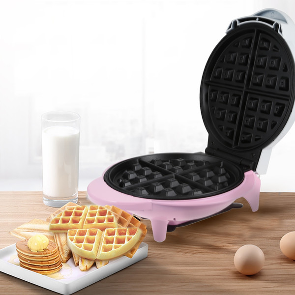 Household Gustino Automatic Double-Sided Waffle Maker Machine Bakelite Non-Stick Coating Waffle Maker Cake Breakfast Donuts Machine TB