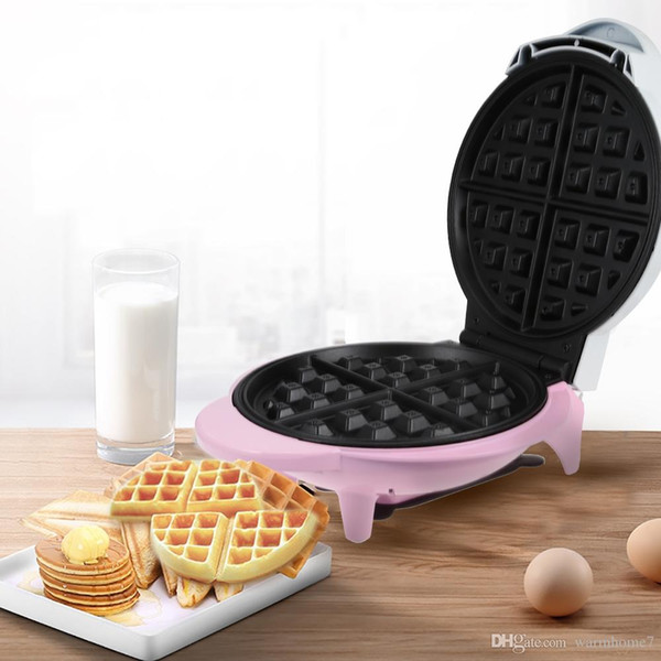 Household Gustino Automatic Double-Sided Waffle Maker Machine Bakelite Non-Stick Coating Waffle Maker Cake Breakfast Donuts Machine TB