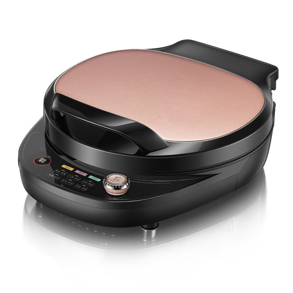 DMWD Household Double Side Heating Electric Skillet 220V Crepe Pancake Maker Automatic Pizza Pie Machine BBQ Tool Frying Pan