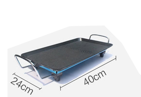 Electric Barbecue Oven Household Electric Barbecue Oven Smokeless Barbecue Elect - Black 40 * 24 cm 68 * 28 cm 48 * 28 cm