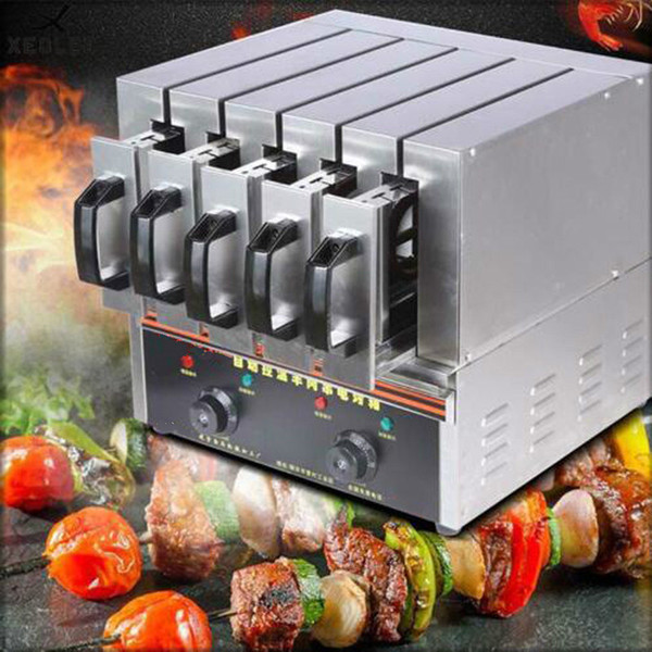 Latest model Commercial Lamb kebabs electric oven baking string machine electric grill machine BBQ grill barbecue machine 3900W