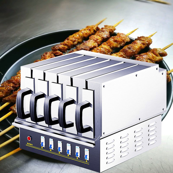 High quality Commercial Lamb kebabs electric oven baking string machine electric grill machine BBQ grill barbecue machine 3900W