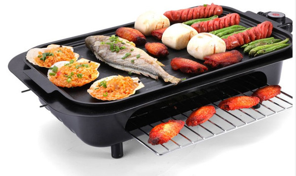 110V 220V multi-function smokeless electric oven kebab grill barbecue grill Fried pans grilled nets 020